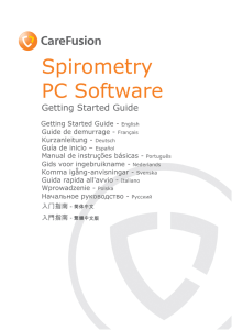 Spirometry PC Software