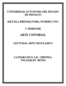 arte universal - Universidad Autónoma del Estado de Hidalgo