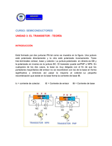 curso: semiconductores unidad 3: el transistor - teoría