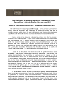 Font:Testimonios de mujeres en las cárceles franquistas, de
