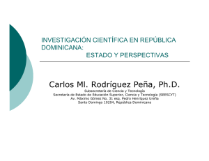 Carlos Ml. Rodríguez Peña, Ph.D.