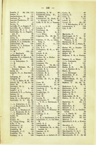 Lassila, J. 64, 102, 112 Latter, J . 17 Laubenheimer, K. 128 Laubert