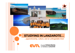 studying in lanzarote… - Cabildo de Lanzarote.