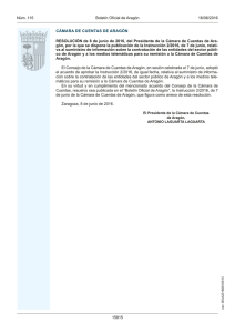 Instruccion 2/2016. Relativa al suministro de información sobre la