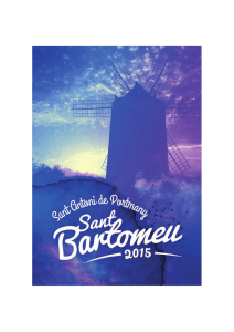 Sant Bartomeu 2015 - Ajuntament de Sant Antoni de Portmany