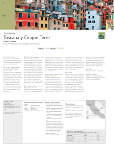 Toscana y Cinque Terre