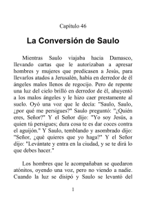 La Conversión de Saulo