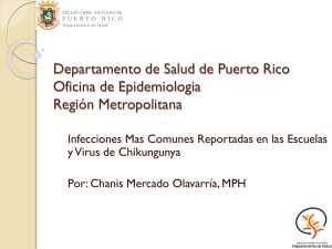 Departamento de Salud de Puerto Rico Oficina de Epidemiologia