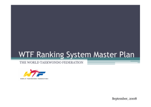 WTF Ranking System Master Plan