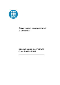 Català - Departament d`Organització d`Empreses