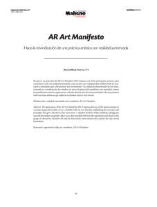 AR Art Manifesto - El Genio Maligno