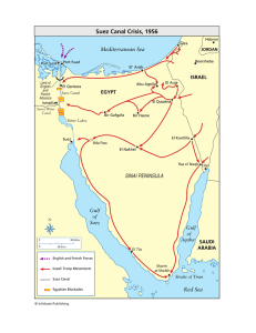 Suez Canal Crisis, 1956