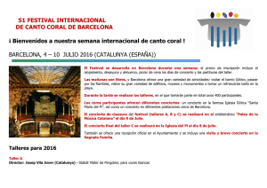 51 FESTIVAL INTERNACIONAL DE CANTO CORAL DE
