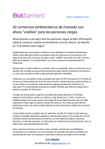 40 comercios emblemáticos de Granada son ahora “visibles” para