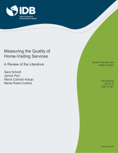 Measuring the Quality of Home-Visiting Services - Inter