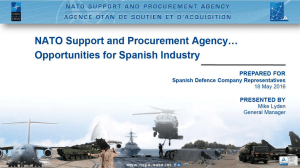 Page 1 NATO suppof T AND PROCUREMENT Agency º A. AGENCE