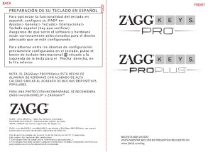 ZAGGkeys PRO_PROplus SPANISH instructions