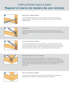 Instrucciones paso a paso Reparar el marco de madera de una