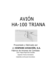 AVIÓN HA-100 TRIANA