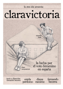 Dossier Clara Victoria 2015-16 - Teatro Real Carlos III de Aranjuez