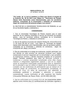 Res. 755 de 2015 - Universidad Tecnológica de Pereira