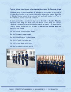 Fuerza Aérea cuenta con seis nuevos Generales de Brigada Aérea