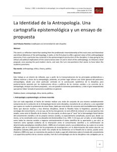 La Identidad de la Antropología - Cinta de Moebio. Revista de