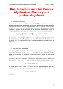 Una Introducción a las Curvas Algebraicas Planas y sus puntos