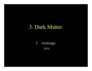 3. Dark Matter