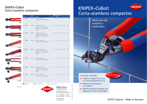 KNIPEX-CoBolt Corta-alambres compactos