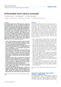 Enfermedad renal crónica avanzada - Revista Nefrologia