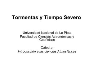 Tormentas y Tiempo Severo - Universidad Nacional de La Plata