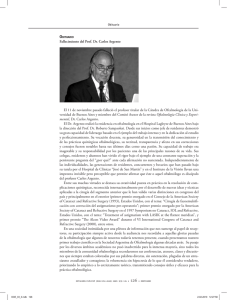 Fallecimiento del Prof. Dr. Carlos Argento El 11 de noviembre