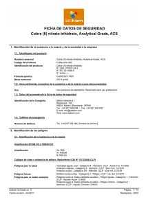 (II) nitrato trihidrato, Analytical Grade, ACS