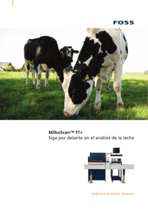 MilkoScan™ FT+ Siga por delante en el análisis de la leche