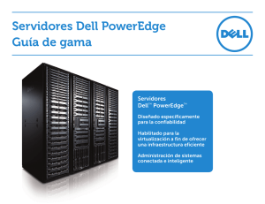 Servidores Dell PowerEdge Guía de gama
