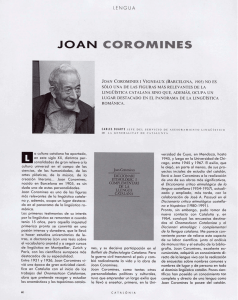 joan coromines