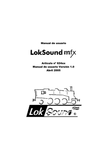 Manual LokSound mfx en Castellano