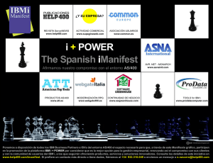 i + POWER The Spanish iManifest
