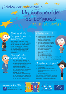 Día Europeo de las Lenguas! - European Day of Languages