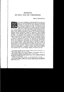 Juan de Torquemada - Instituto de Investigaciones Históricas