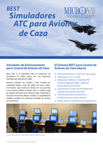 de Caza Simuladores ATC para Aviones