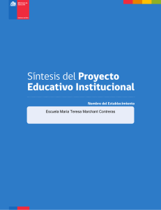 Síntesis del Proyecto Educativo Institucional