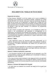 reglamento del trabajo de fin de grado