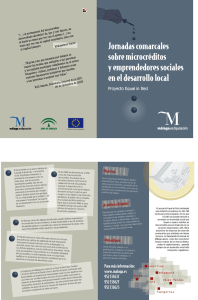 El microcrédito e _ _/ la ayuda al desarrollo v la inclusión social. El