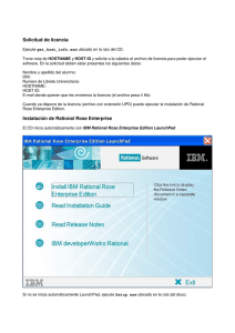 Gu&iacute;a de Instalaci&oacute;n Rational Rose Enterprise Edition