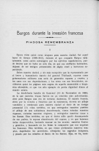 Burgos durante la invasión francesa