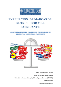 evaluación de marcas de distribuidor y de fabricante