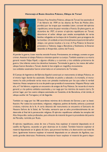 Homenaje Obispo Mártir Anselmo Polanco