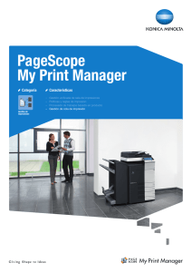 Catálogo PageScope My Print Manager, PDF